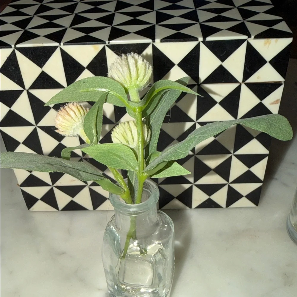 Target Faux Floral Four Arrangements In Glass Containers